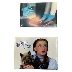 Dorothy Toto Ruby Slippers Wicked Witch Wizard of Oz Magnets AtaBoy 1995 Wicked